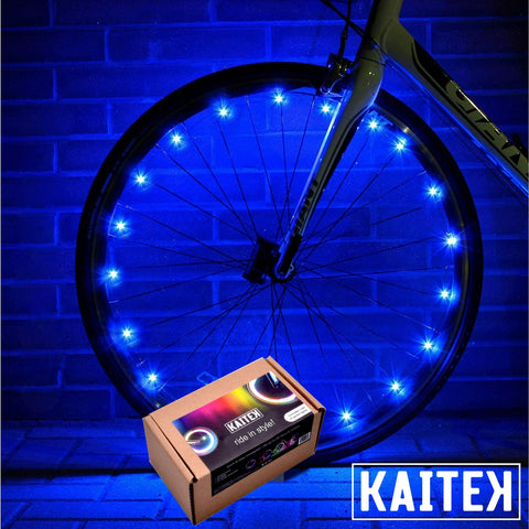IFRENCHIE LED Bicycle Wheel Accessory Light for 1 Wheel - Blue