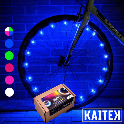 IFRENCHIE LED Bicycle Wheel Accessory Light for 1 Wheel, Color-Changing