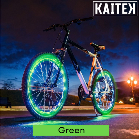 IFRENCHIE LED Bicycle Wheel Accessory Light for 2 Wheel - Green