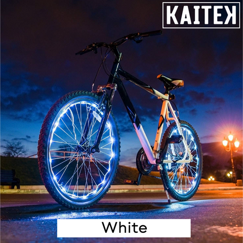 IFRENCHIE LED Bicycle Wheel Accessory Light for 2 Wheel - White